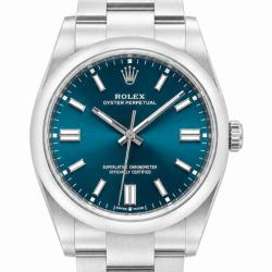 Unworn Rolex Oyster Perpetual 36MM 126000 Blue Dial Watch
